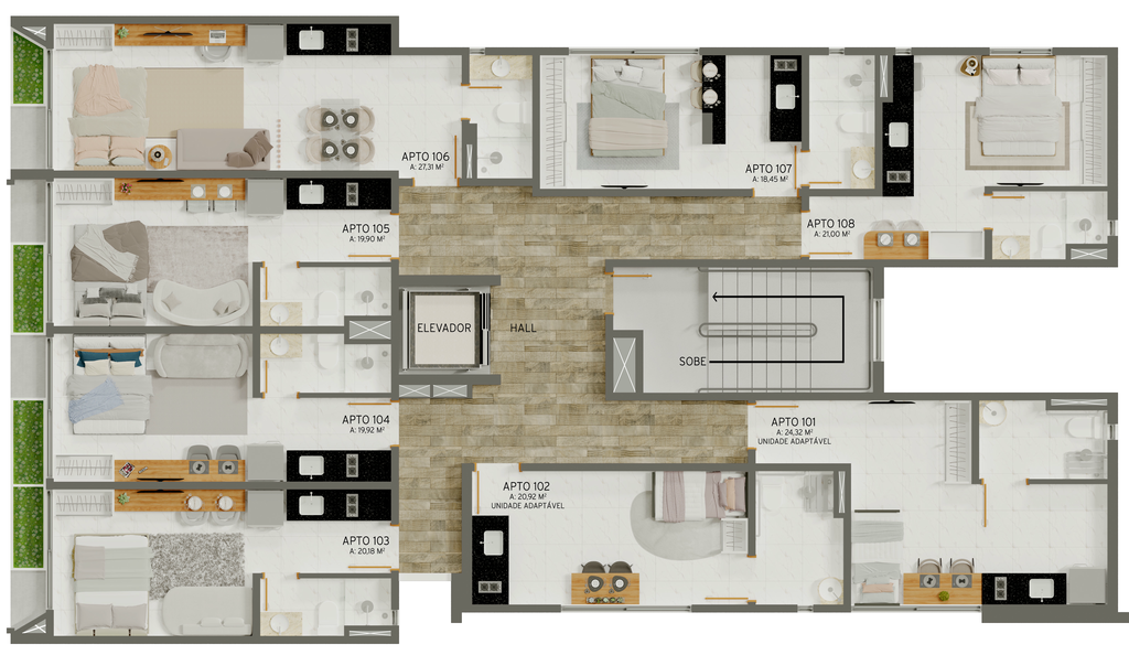 Ciel Home, Jardim Oceania, João Pessoa, foto 4