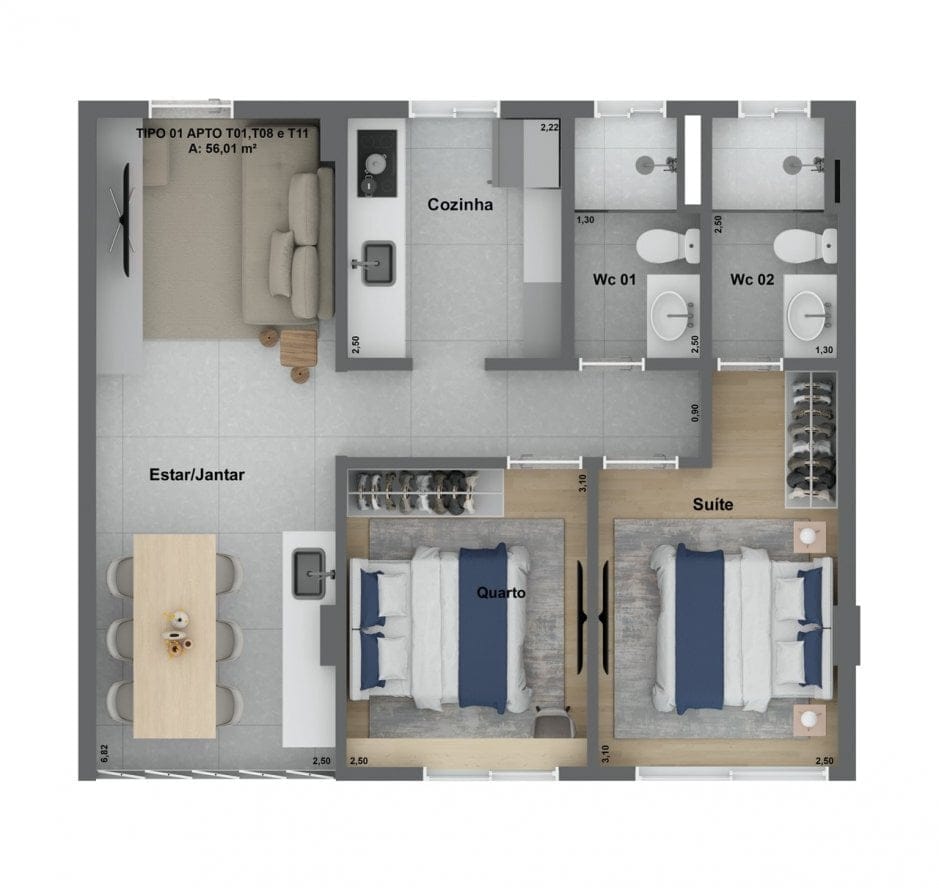 planta-01-2-dorm-56-01m1742544675646cgpdo Belvedere, Formosa, Cabedelo, foto 17