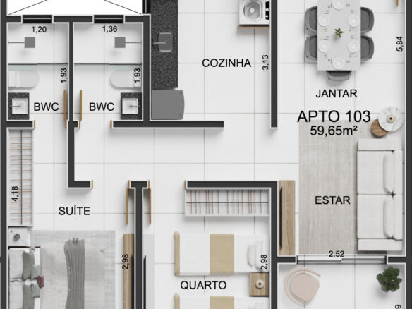 Apartamento à venda em Ponta de Campina, Cabedelo, foto 13