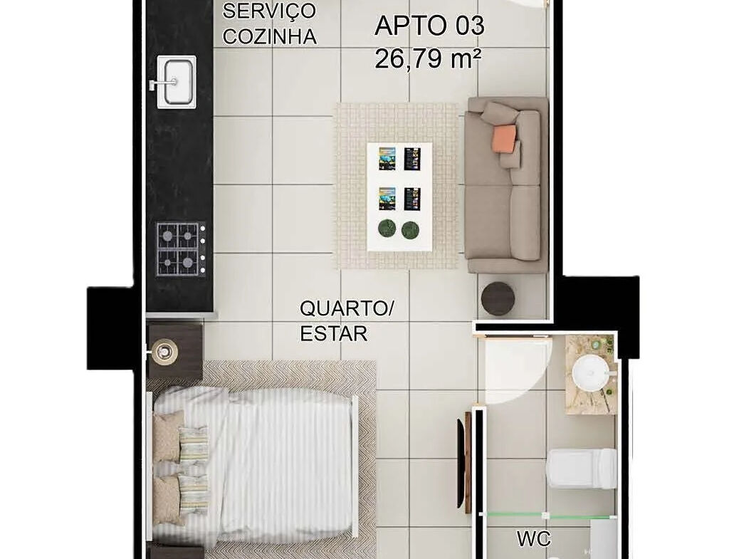Terrazzo Cessare, Jardim Oceania, João Pessoa, foto 15