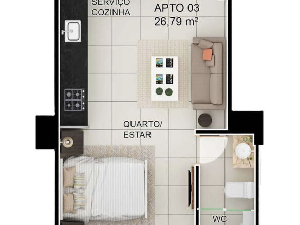 Terrazzo Cessare, Jardim Oceania, João Pessoa, foto 15